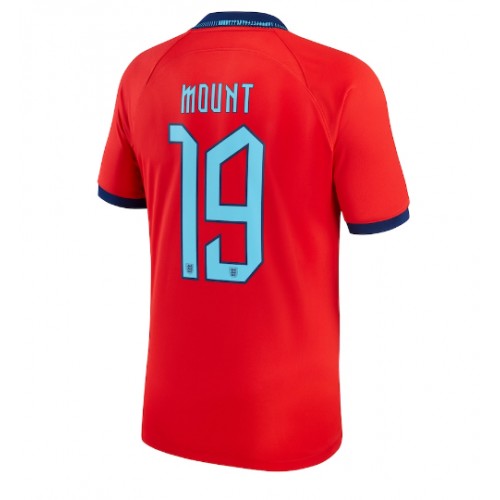 England Mason Mount #19 Replica Away Stadium Shirt World Cup 2022 Short Sleeve